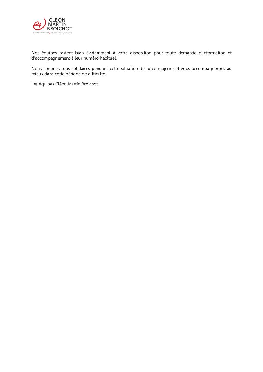 Aperçu du document Mesures report échéances fiscales.pdf - page 2/2 Mesures report échéances fiscales.pdf - page 2/2