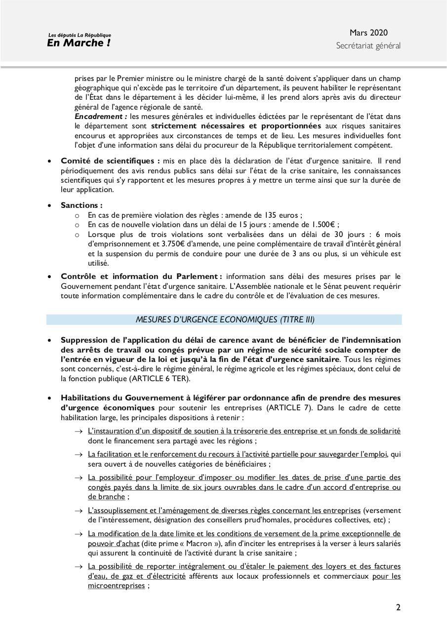 20200322_LEG_Note_SyntheÌ€se_PJL_Urgence_Covid_19_apreÌ€s_CMP.pdf - page 2/4